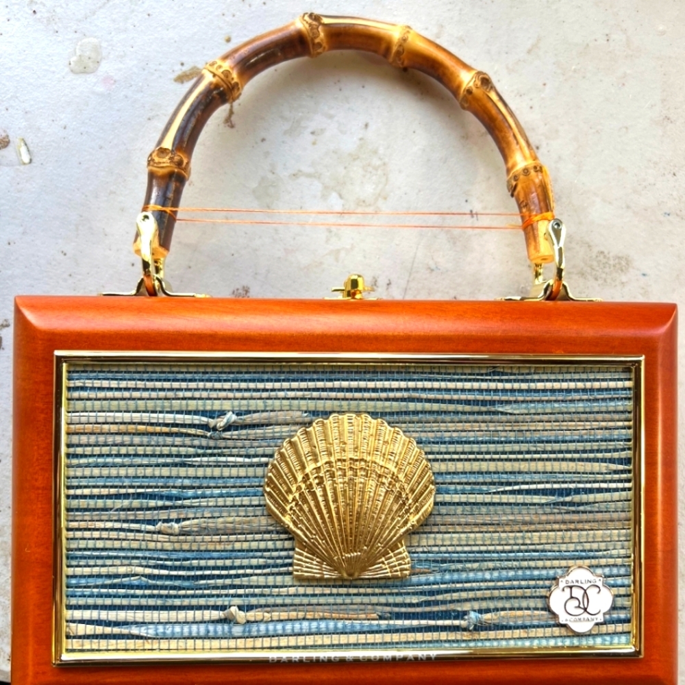 Bamboo Handle Cigar Box Purse